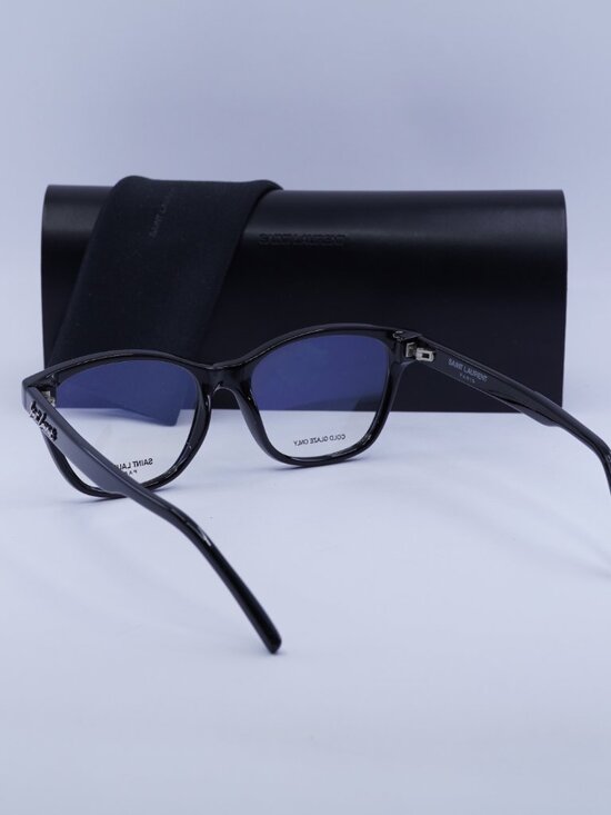 Saint Laurent SL338 001 Square Eyeglasses 53mm - Black main image 5